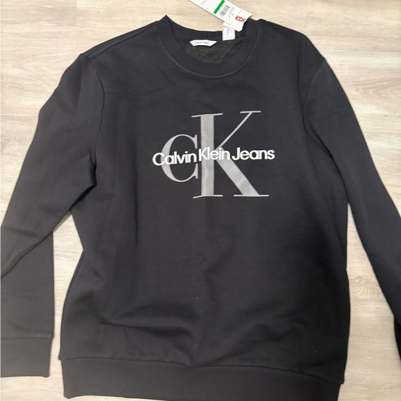 Calvin Klein Men's Black Crewneck Sweater - Picture 1 of 1